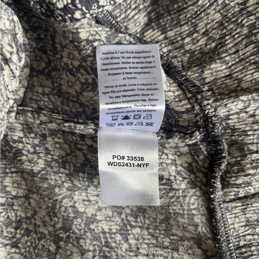 Faherty Sirene Dress - Navy Ditsy Floral / L - Picture 10 of 12